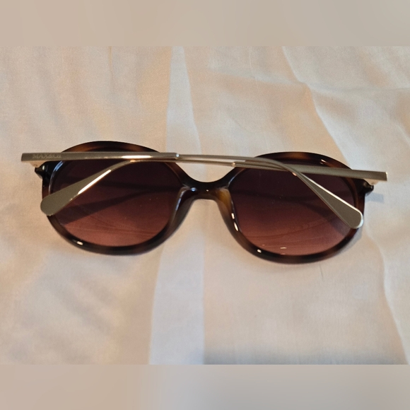 MAX&Co Sunglasses M00109 52F - DARK HAVANA / SHINY PALE GOLD . Size: 56:19:140MM - Picture 5 of 12